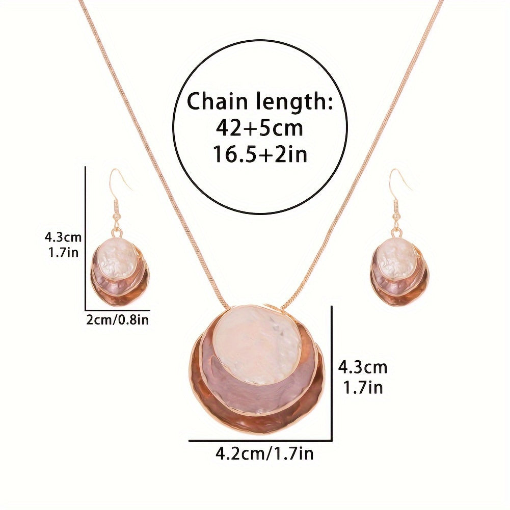 Handmade Golden Three Stone layer Set