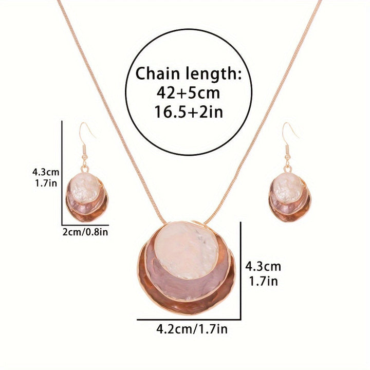 Handmade Golden Three Stone layer Set