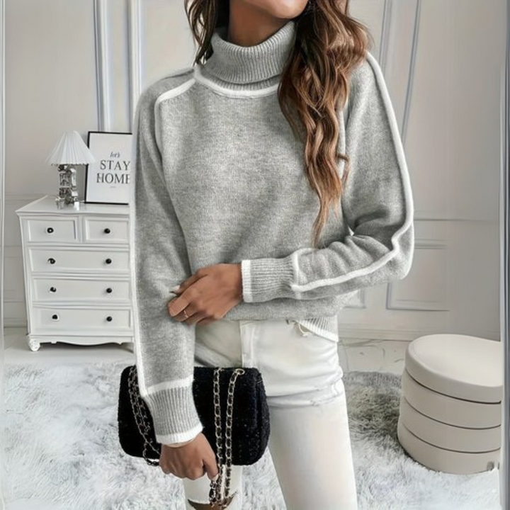 AURORA | Elegant Sweater with a Turtleneck