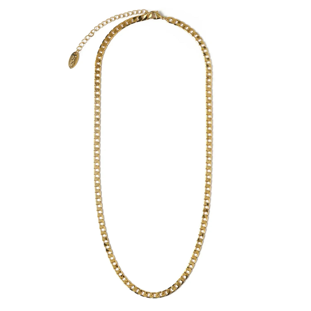 Flat Link Chain Necklace