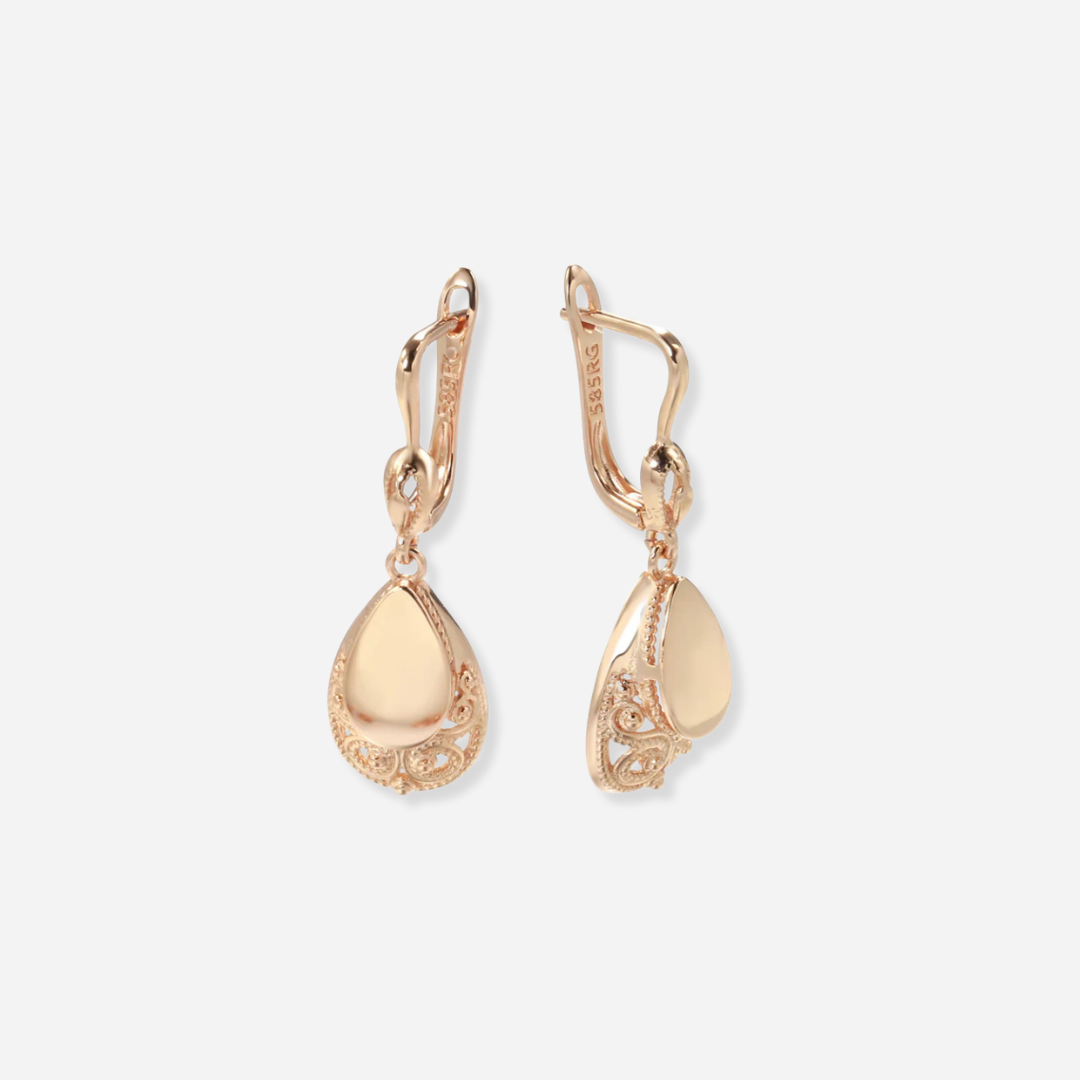 Opal Elegant Drop with Detail Earrings