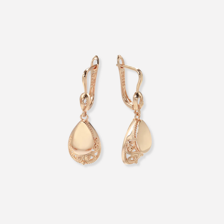 Opal Elegant Drop with Detail Earrings