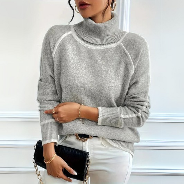 AURORA | Elegant Sweater with a Turtleneck