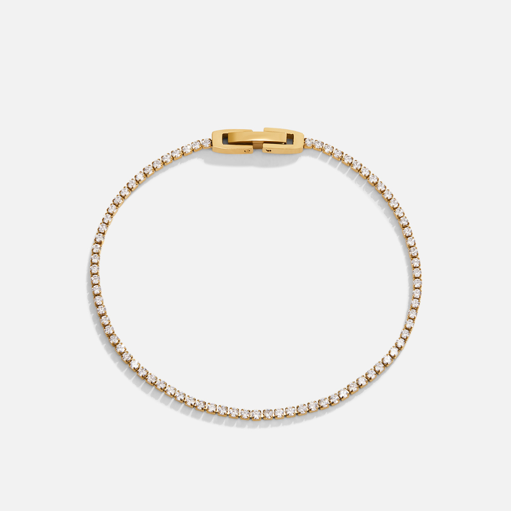 Crystal Gold Bracelet