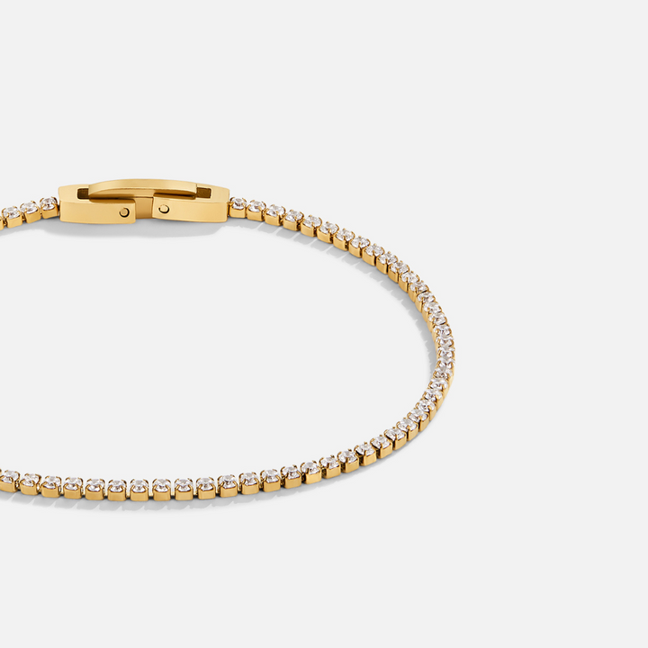 Crystal Gold Bracelet