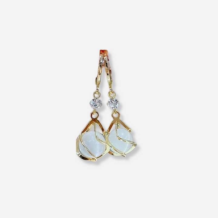 Opal Gold Touch Glamour Earrings