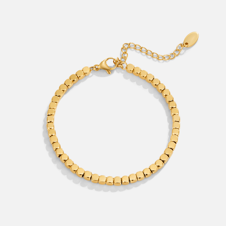 Gold Cube Bracelet