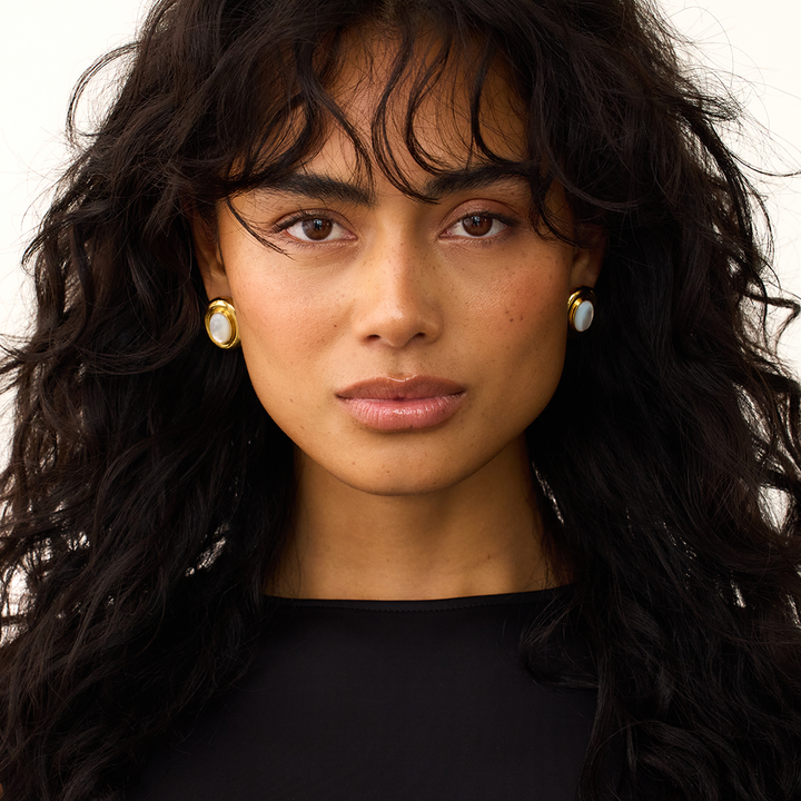 Pearl Earrings Gold plated