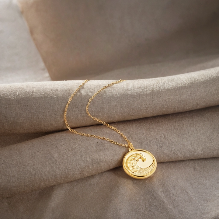 'God of the Waves' Pendant Necklace