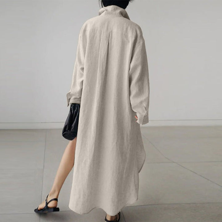 Oversized Linen Shirt Dress | Effortless Style | Lightweight & Breathable | Casual Wear