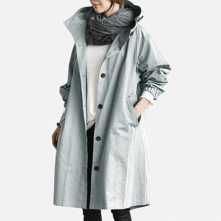 Ulla – Elegant Water-Repellent Trench Coat for a Timeless Style