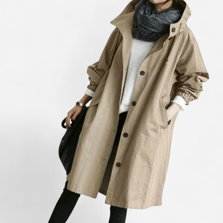 Ulla – Elegant Water-Repellent Trench Coat for a Timeless Style