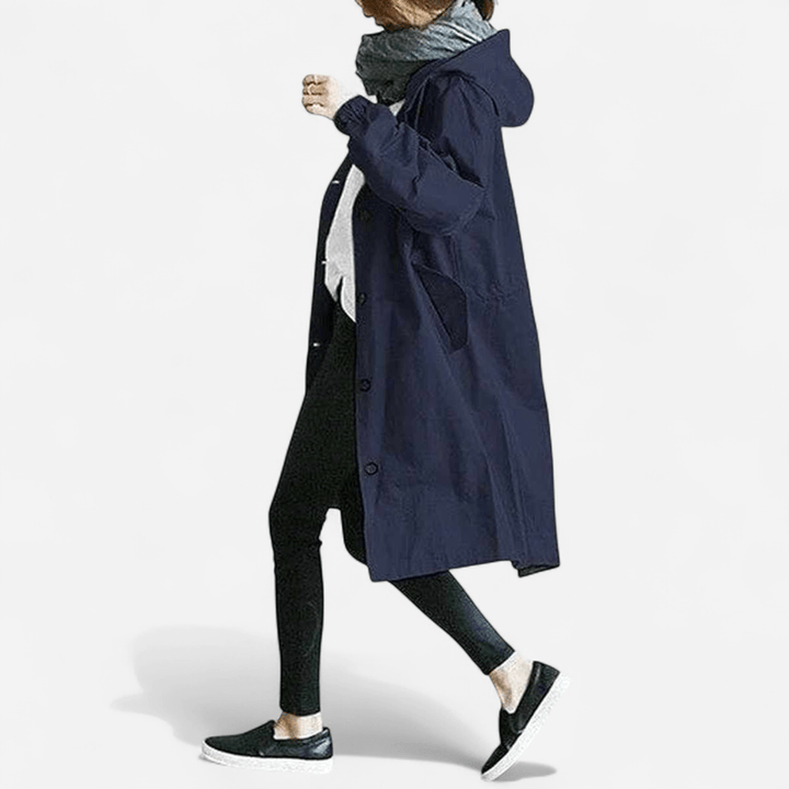 Ulla – Elegant Water-Repellent Trench Coat for a Timeless Style
