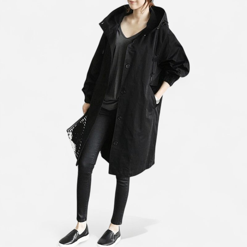 Ulla – Elegant Water-Repellent Trench Coat for a Timeless Style