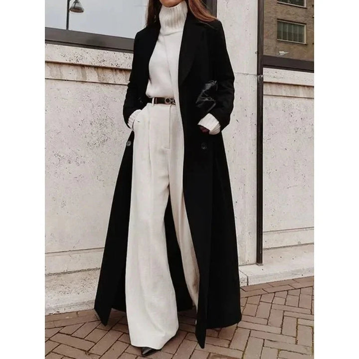 Longline Wool-Blend Coat | Tailored Elegance | spring Outerwear | Timeless Style