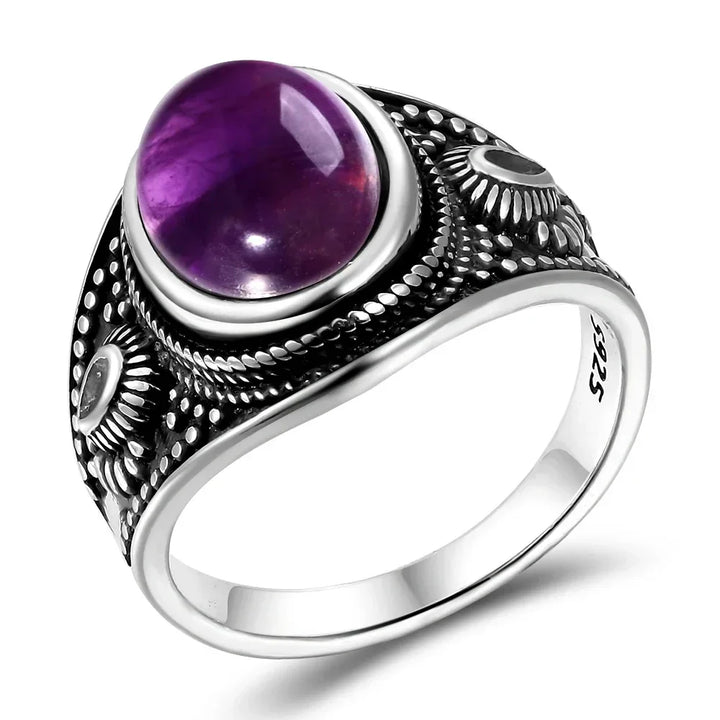 Amethyst 925 Silver Ring