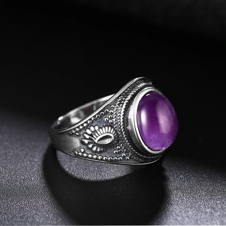 Amethyst 925 Silver Ring