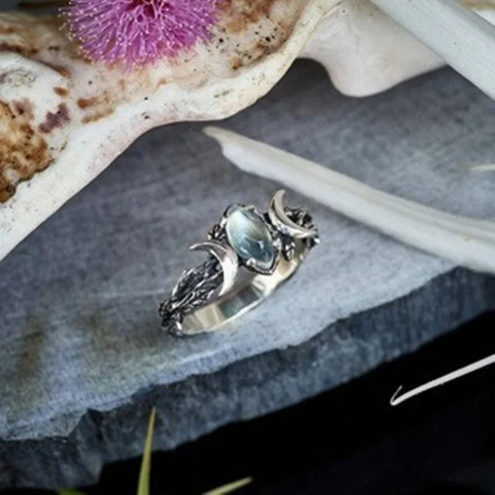 Bohemian Moonstone Ring