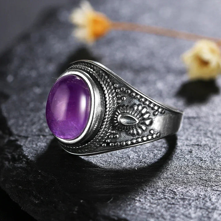 Amethyst 925 Silver Ring