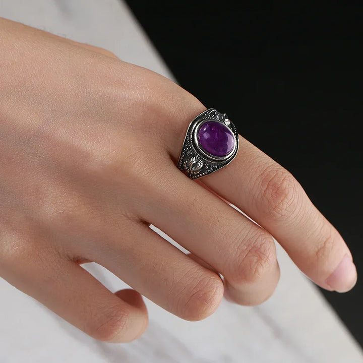 Amethyst 925 Silver Ring