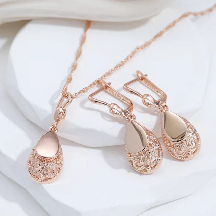 Opal Elegant Drop with Detail Earrings