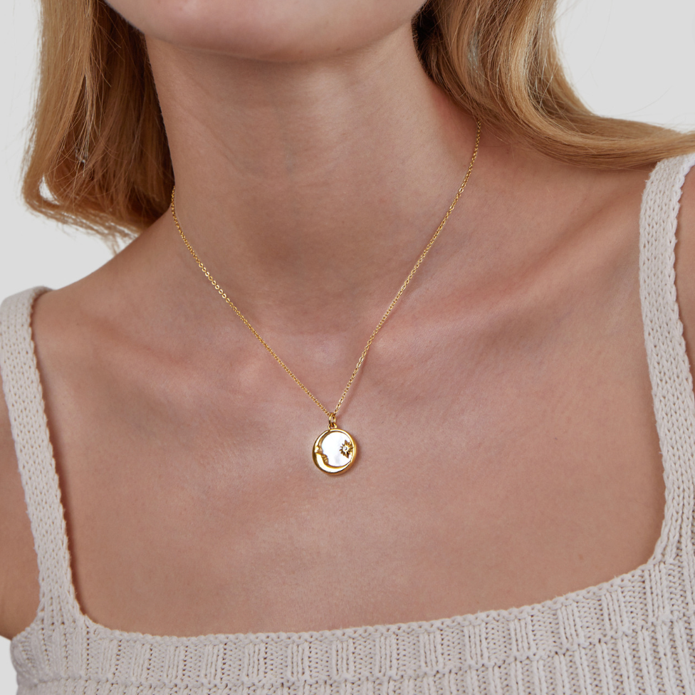 Moon & Star Necklace