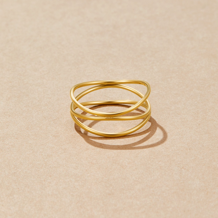 Infinity Loop - Gold Ring