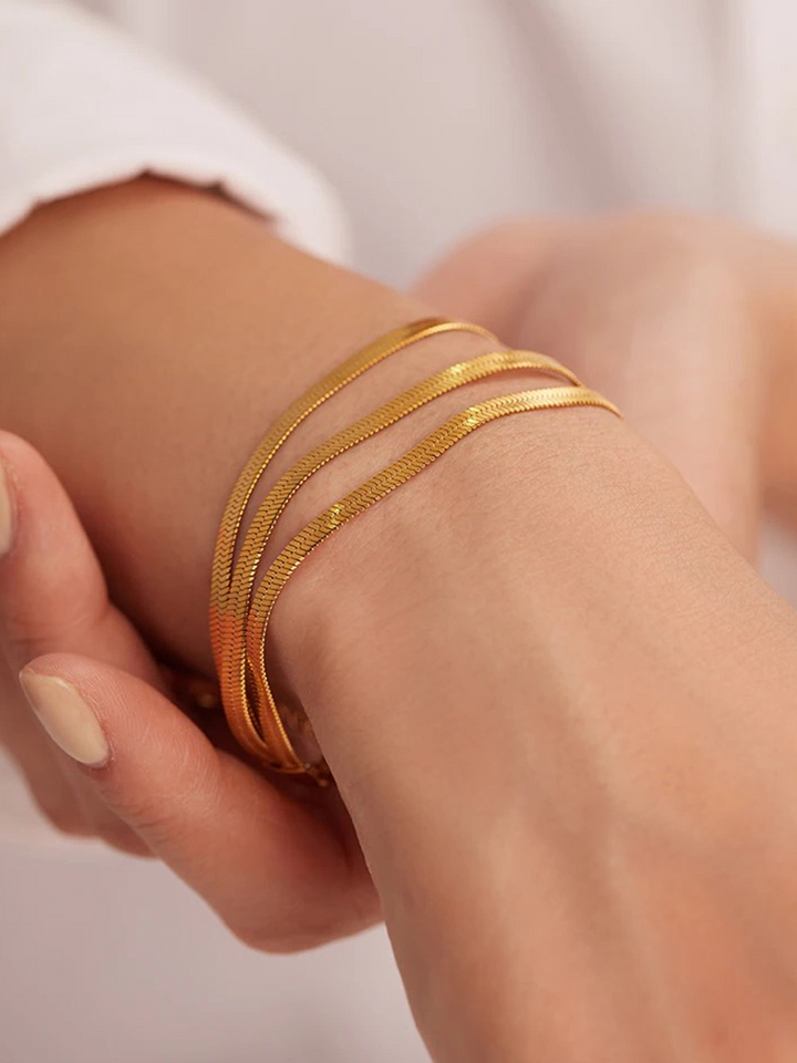 Three Double Snake Chain