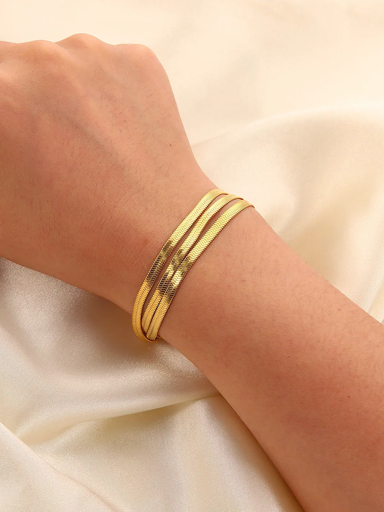 Three Double Snake Chain