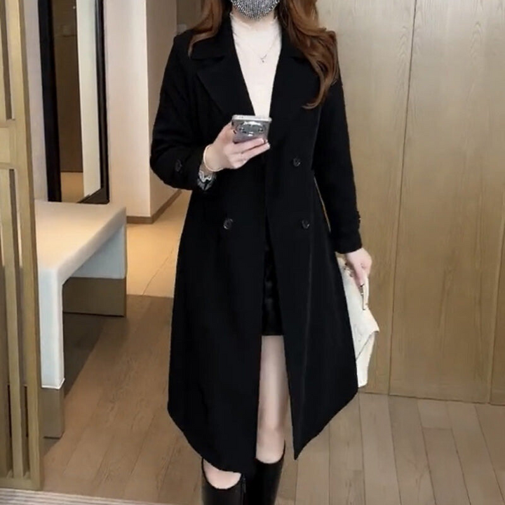 Nadine Wool Trench