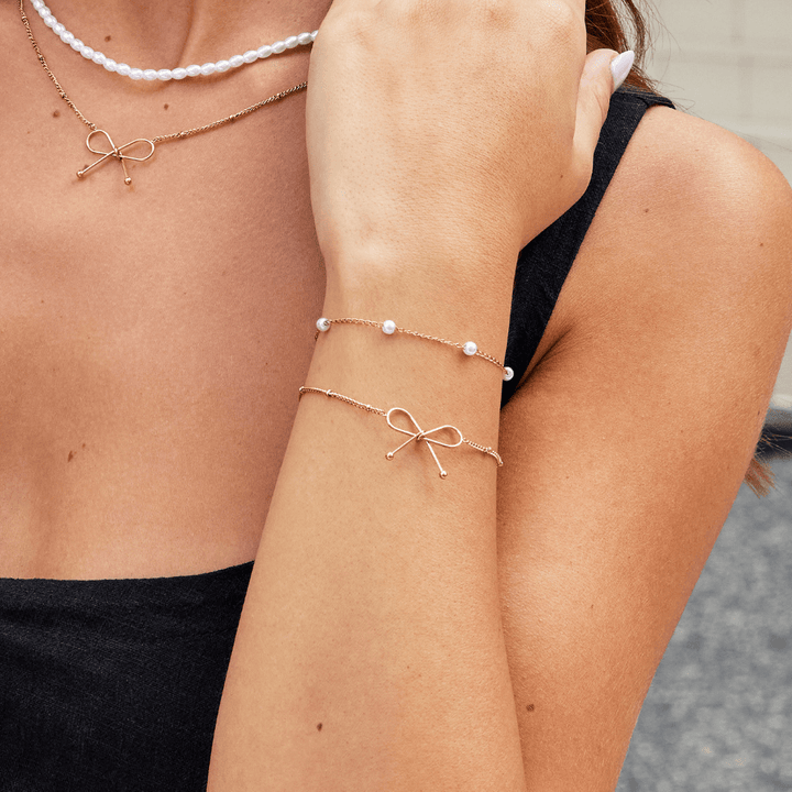 Gold Bow Bracelet