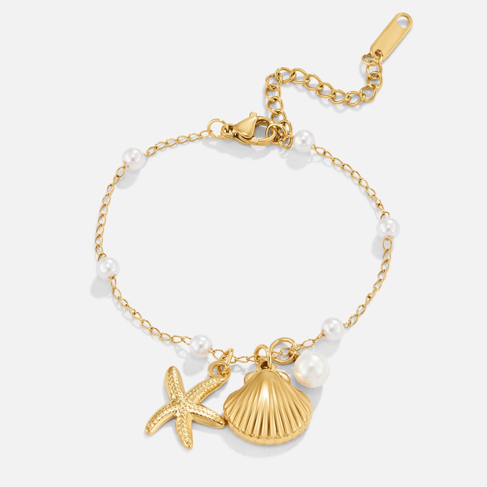Shell Charm Bracelet