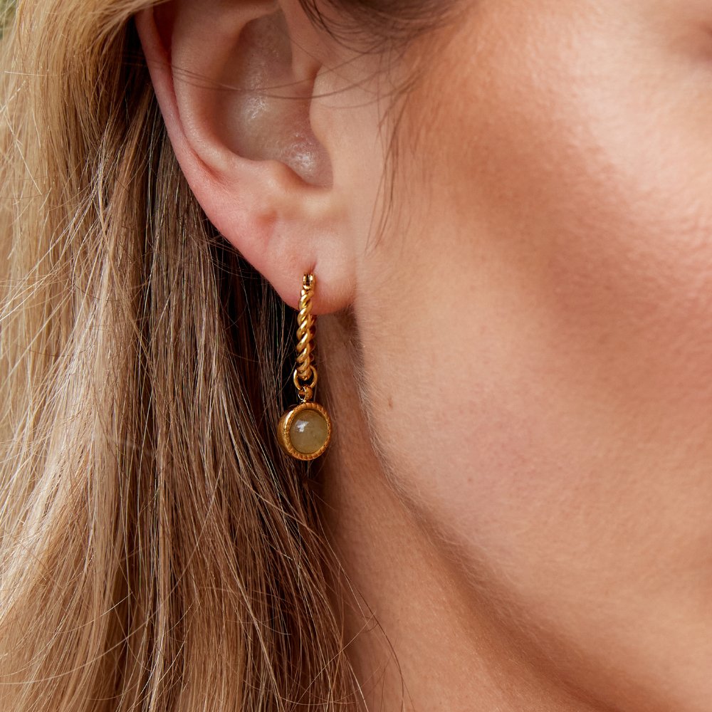 Soft Twisted Hoop Earrings