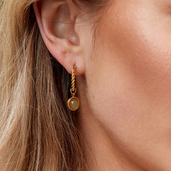 Soft Twisted Hoop Earrings