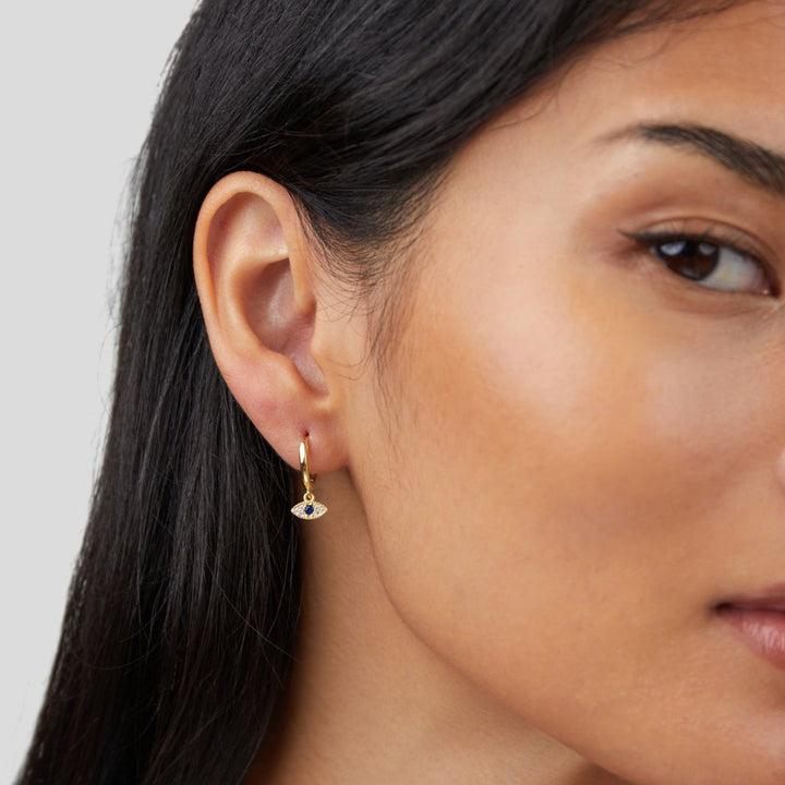 Eye luck earrings