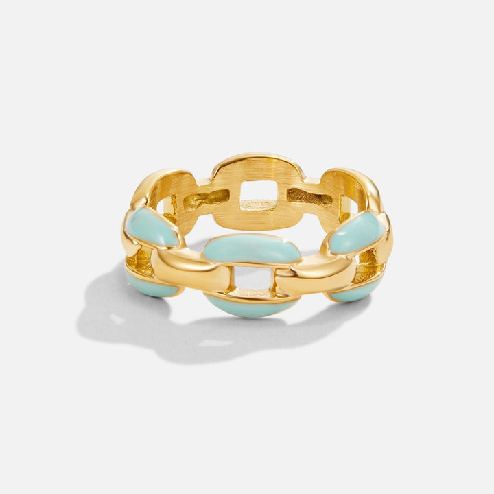 Blue Reya Chain Ring