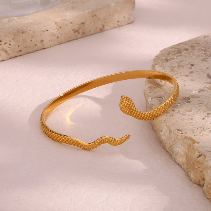 Gold Snake Bracelet