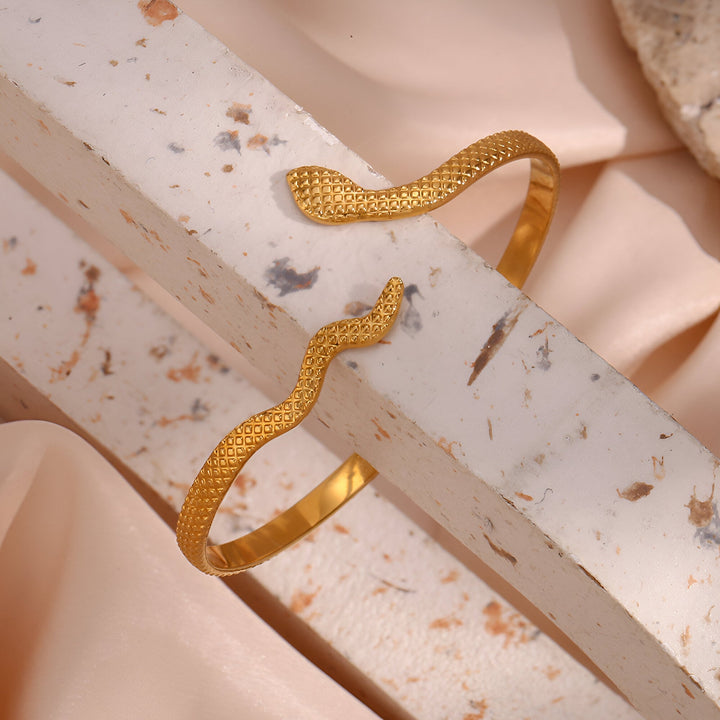 Gold Snake Bracelet