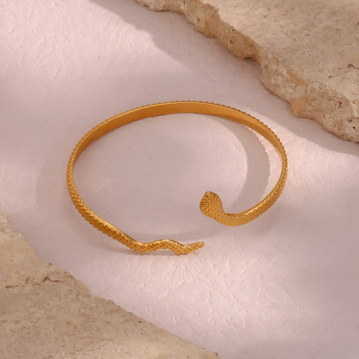 Gold Snake Bracelet