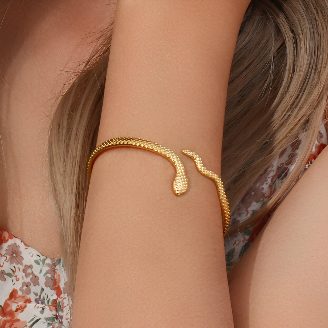Gold Snake Bracelet