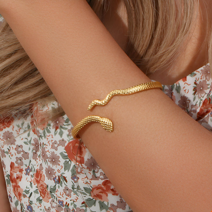 Gold Snake Bracelet