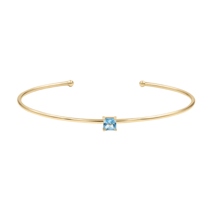 Gold Birth Bangle with Diamond detail