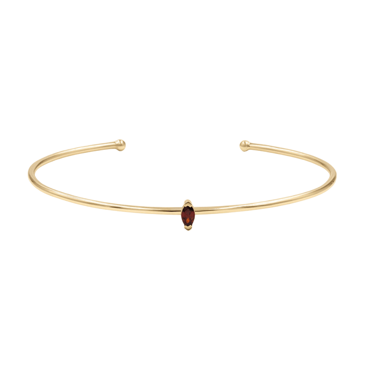 Gold Birth Bangle with Diamond detail