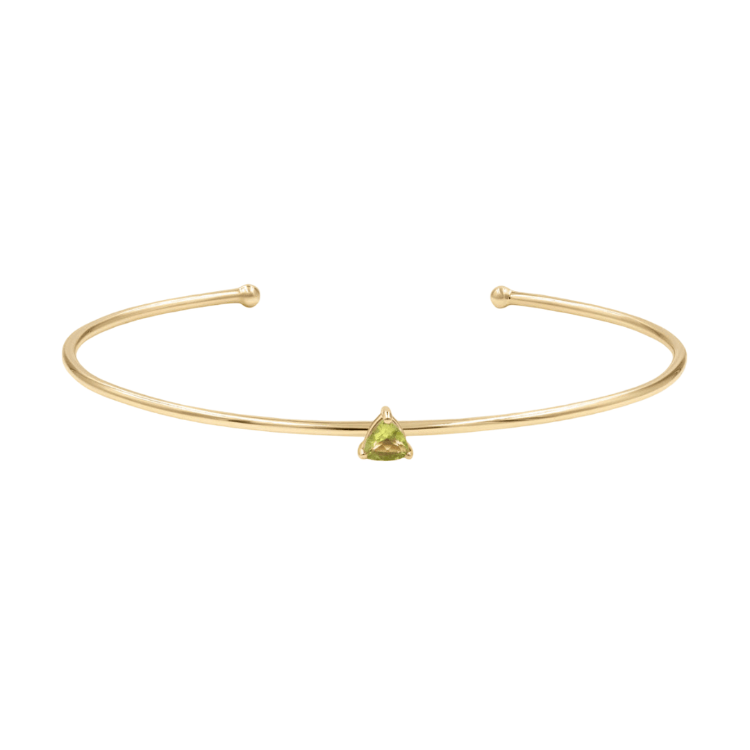Gold Birth Bangle with Diamond detail