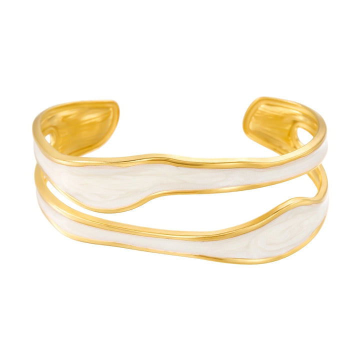 Elegance Bracelet with Stone Wave