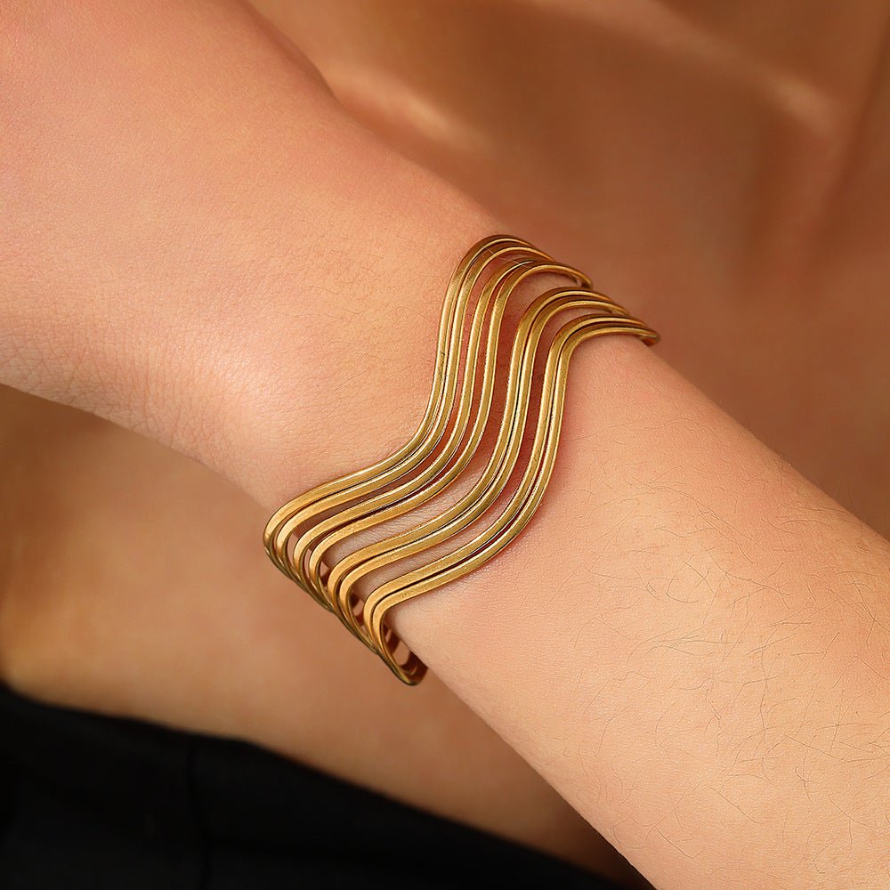 Wave Layered Bracelet