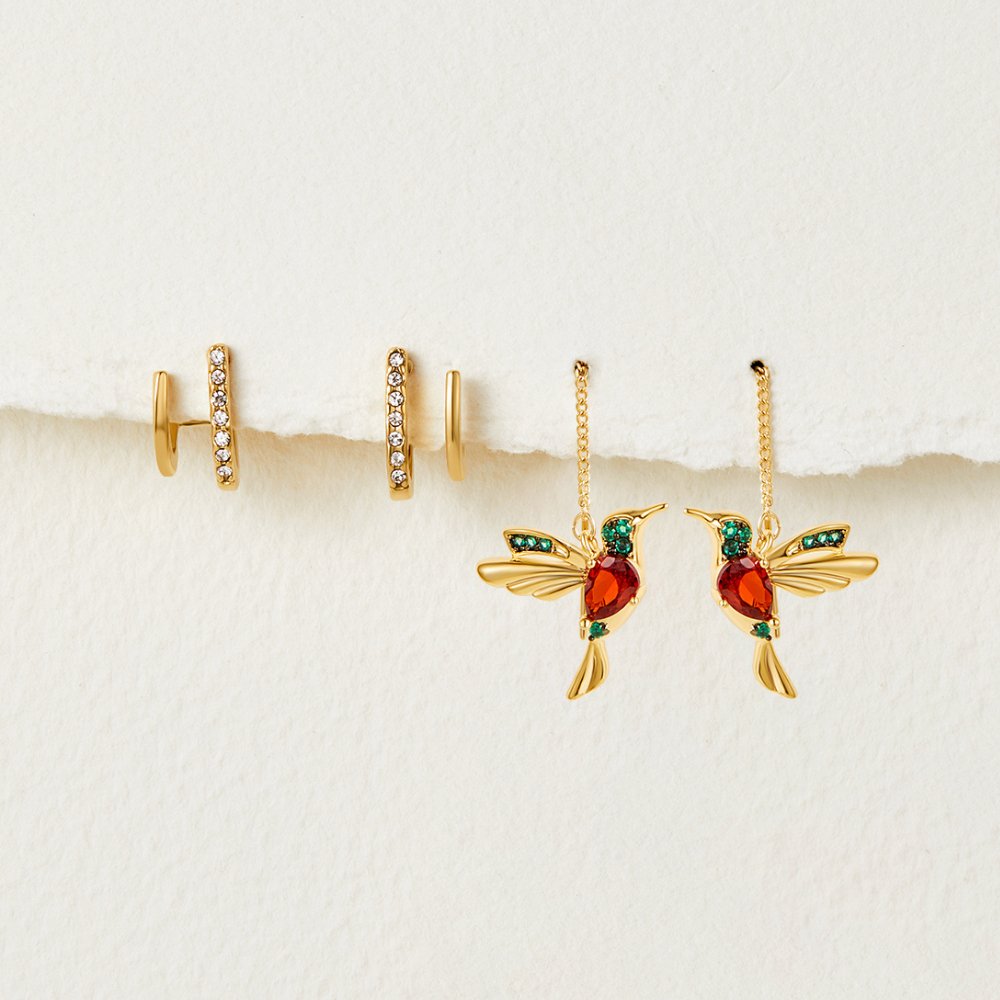 Chic Hummingbird design Earrings
