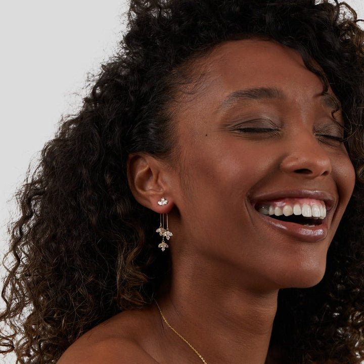 Elegant long leaf Earrings