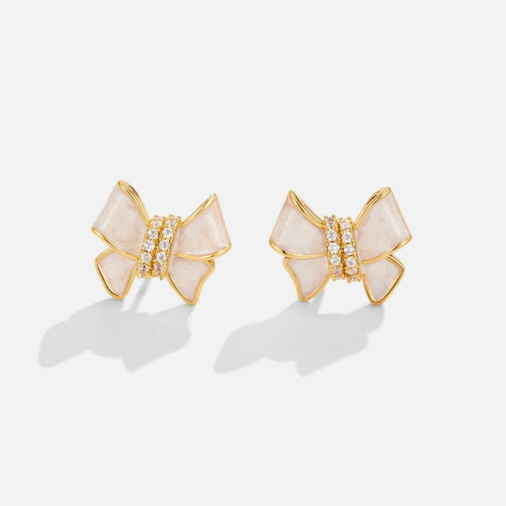 Bow tie earrings