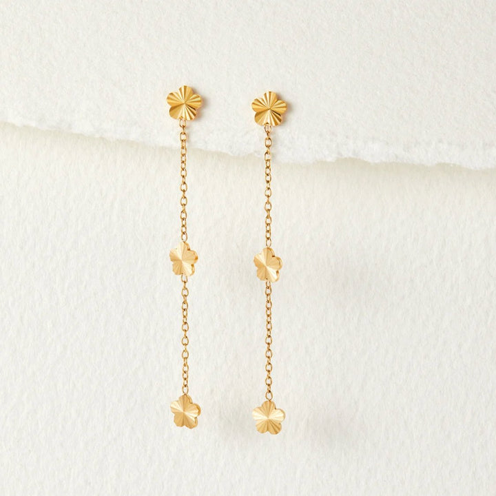 Flower Drop Earrings